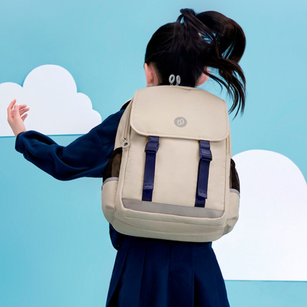 Рюкзак 90 Points Genki School Backpack, бежевый